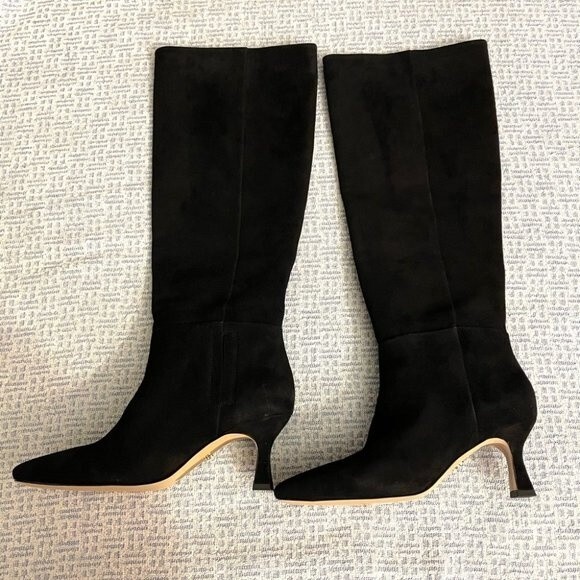 Sam Edelman black suede boots - Picture 3 of 6